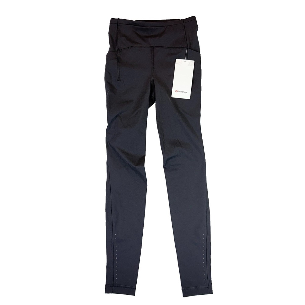 NWT Lululemon Swift Speed HR Tight 28" Pockets Size 4 Black Running Legging $128